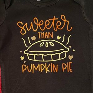 Custom Thanksgiving Baby Onesie